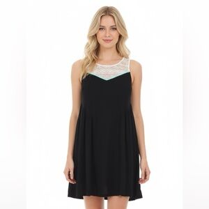 KORI America small boho flowy lace dress